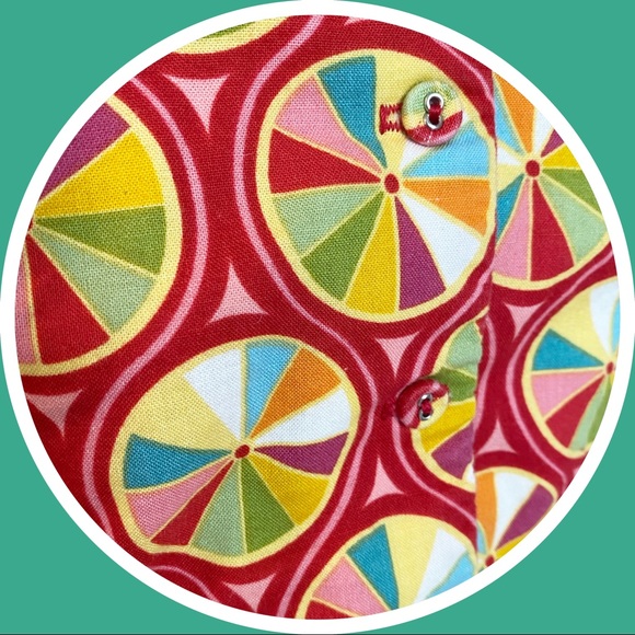 Bea & Dot Palette on Parade Pinwheel Retro dress - Picture 3 of 5